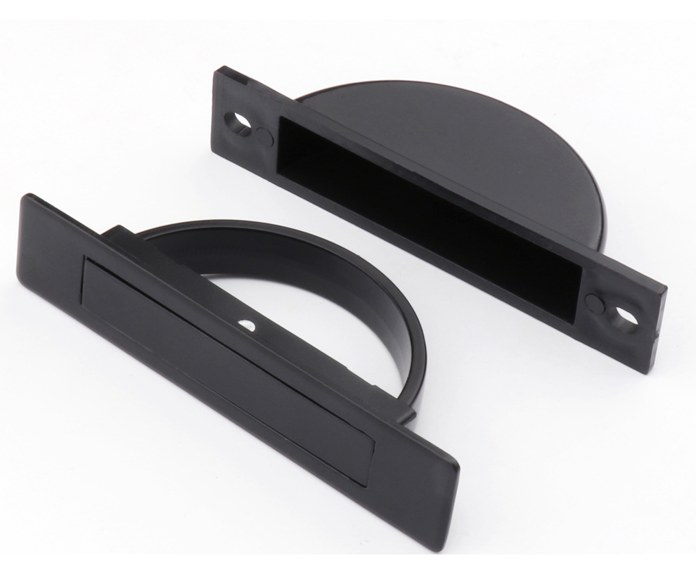 固特 榻榻米拉手现代简约隐形门拉手嵌入式隐形暗拉手柜门把手 高雅黑