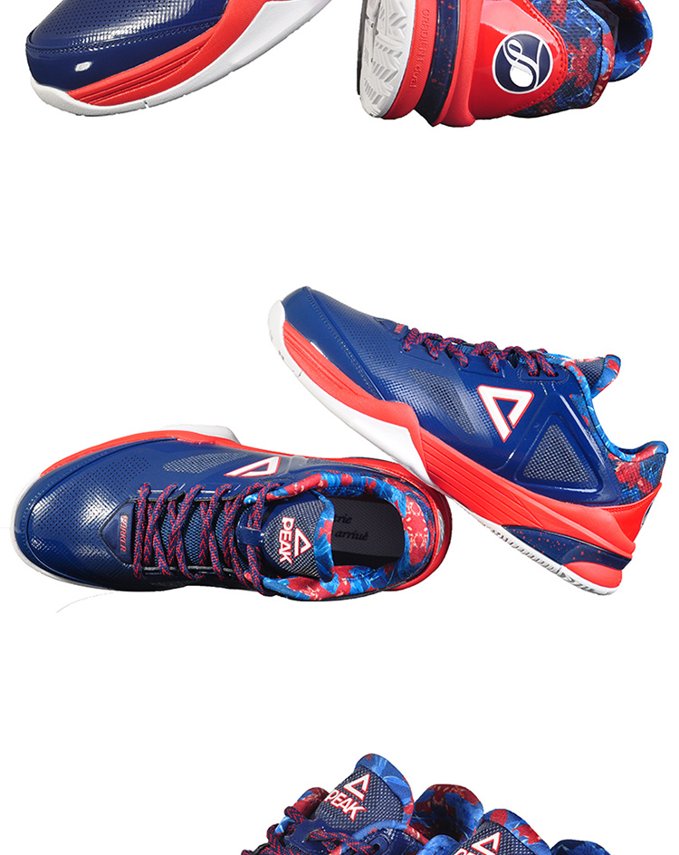 匹克篮球鞋新款帕克三代低帮透气缓震男子球鞋运动鞋战靴e62323a 大白