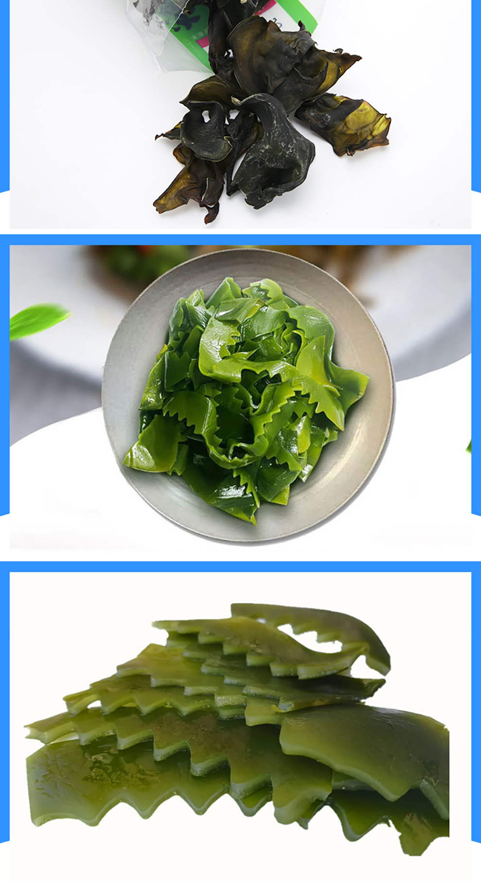 嘉瑞 海带块 海带干货 日照特产海产干货 大叶干海带块凉拌煲汤 海带