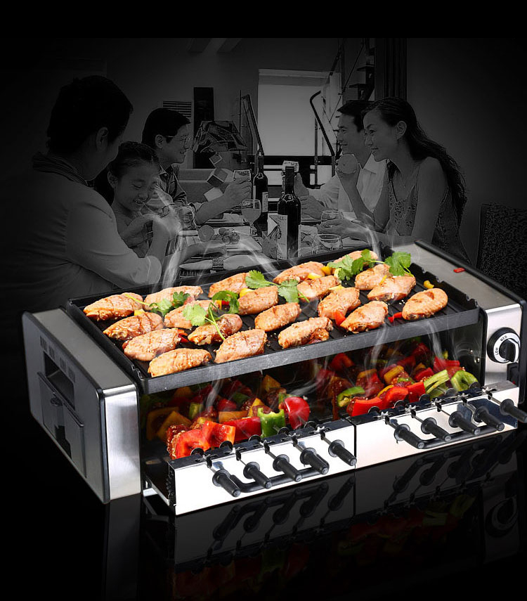 大号 10针自动旋转烤炉