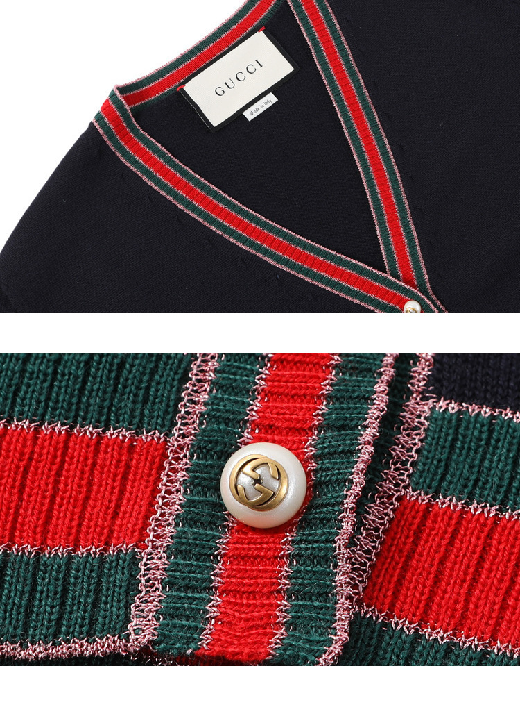 gucci 古驰 女士羊毛时尚针织开衫 白色 411610 x5793 9076 l