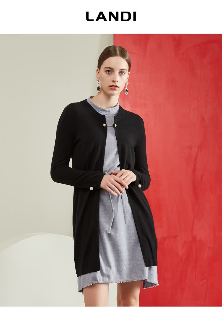 黑色001 xl 商品编号:33877152016 店铺: landi女装旗舰店 商品毛重