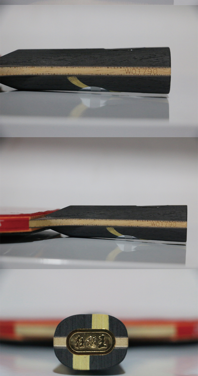 红双喜乒乓球拍狂飚礼盒装明星款成品拍狂飚皓王皓s短柄直拍