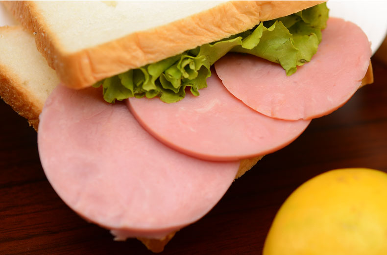 波尼亚纯肉火腿 无淀粉火腿肠 培根火腿片火腿切片腊肉1000g _ 8折