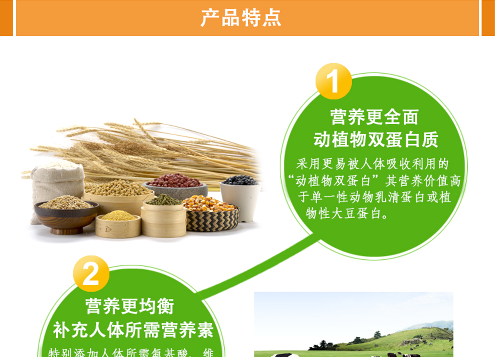 蛋白质粉儿童成人中老年人营养滋补品1000g/罐看望术后病人礼品礼盒 2