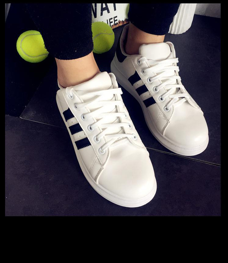 落离2016新款gd权志龙同款鞋子贝壳头三条杠系带板鞋男鞋厚底运动休闲