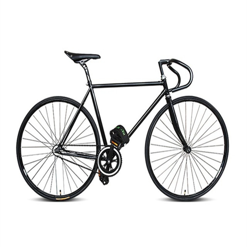 自行车 死飞车 竞速车 复古单车 纯黑 52cm
