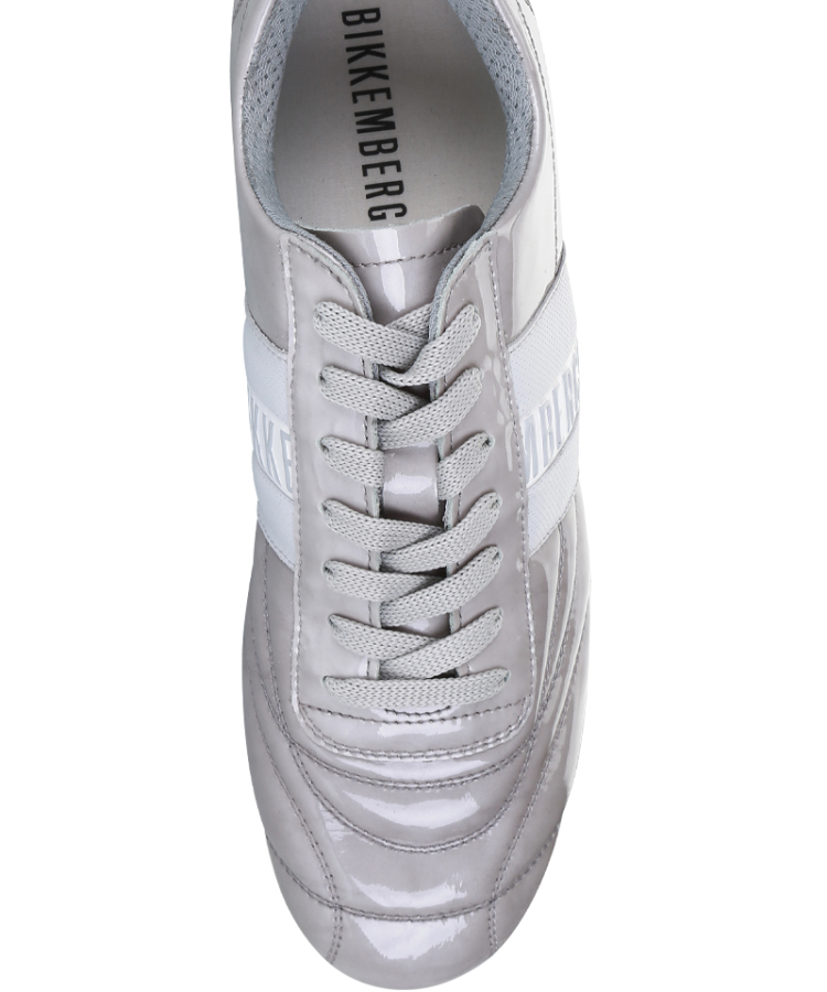 毕盖帕克 bikkembergs 男士 系带鞋 灰色 漆皮 bke105432 40