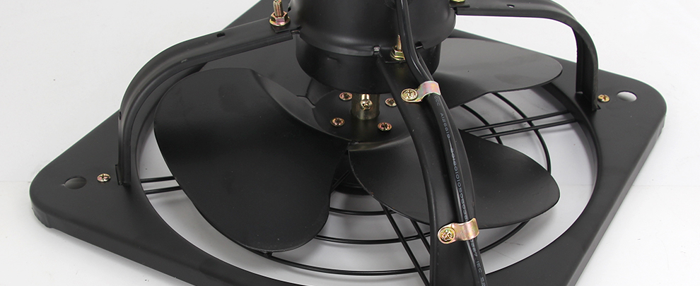 春田 厨房排气扇10寸方形加强型工业排风扇大功率金属铁强劲大风力