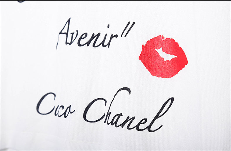 ekwq 休闲百搭工字时尚女士内搭外穿夏季新款打底t恤2016年8297 白色