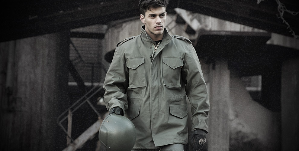 alpha阿尔法m65风衣 美军m65风衣夹克军服军迷外套原品军迷衣服男