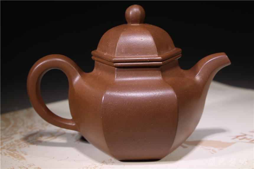 家藏老泥 宜兴紫砂艺术名人 任南松 六方掇球