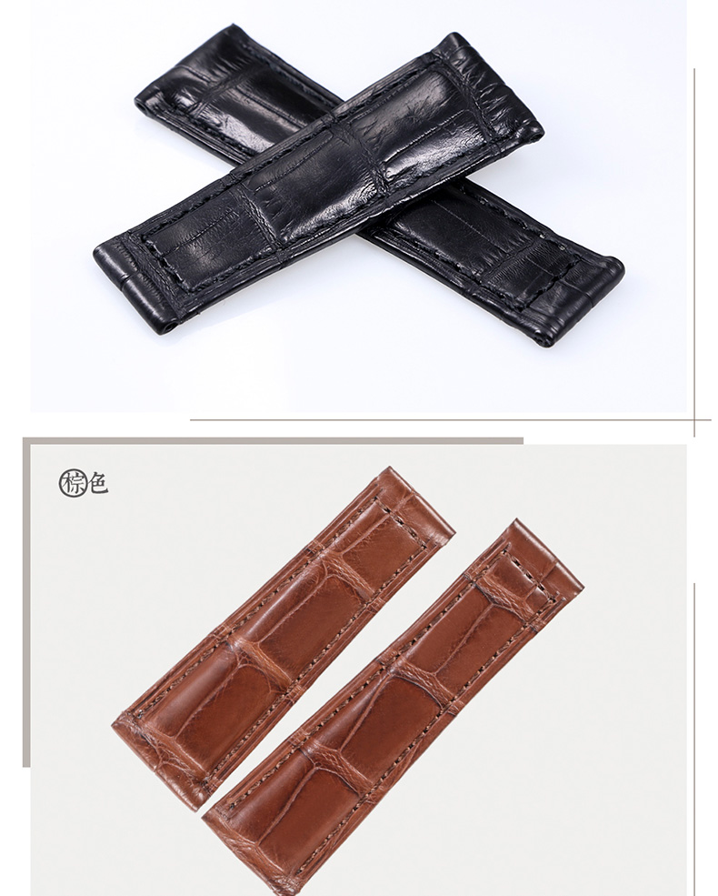 男士表带原装款劳力士蚝式恒动日志潜航者探险家绿水鬼折叠扣皮表链