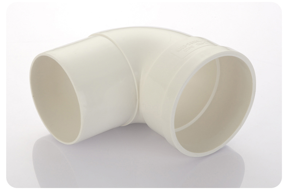 一靓pvc内外插缩口弯头90°雨水连接弯头内外插地漏移位50 75 110 110