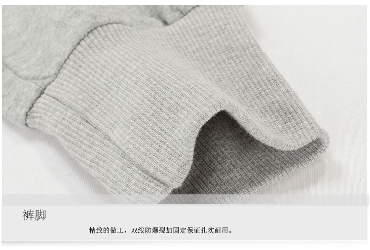 
                                        文狄春季款运动裤女纯棉宽松运动休闲裤女跑步女裤大码显瘦卫裤女1020 黑色 L                
