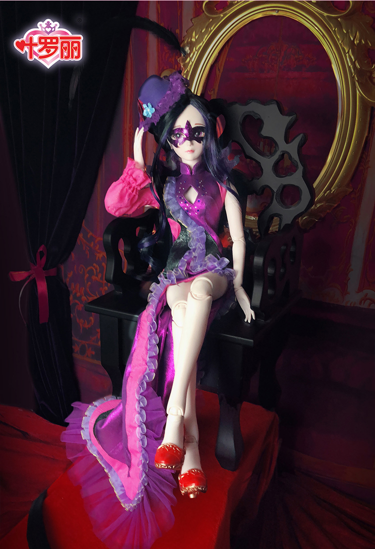 叶罗丽60cm娃娃精灵梦卡通公主仙子diy梦幻套装改装女孩娃娃换装玩具