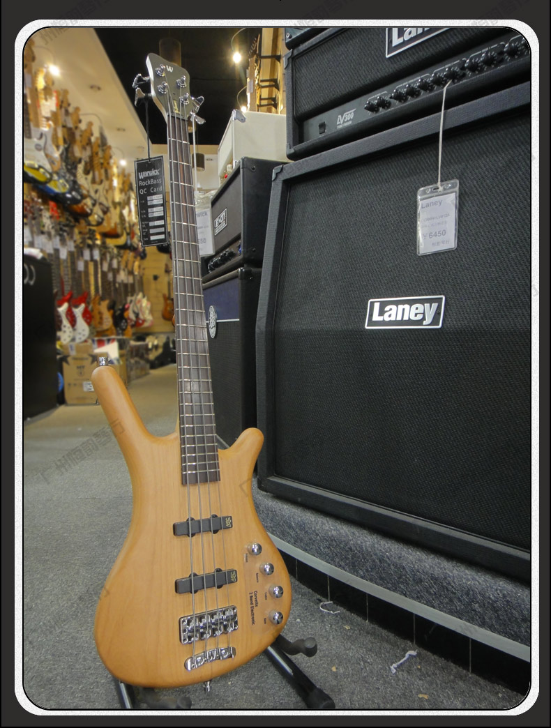 握威warwick rockbass贝斯风速巡洋舰双美金电贝司四弦初学者正品 150