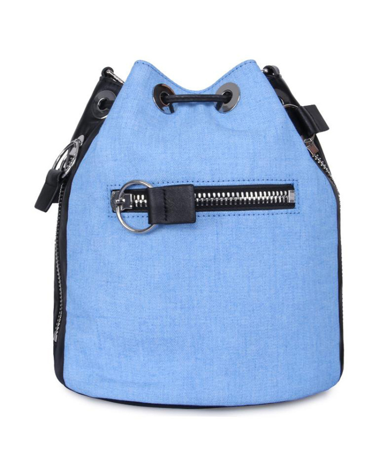 高田贤三kenzo女包斜挎包牛皮拼接织物2sa401b01