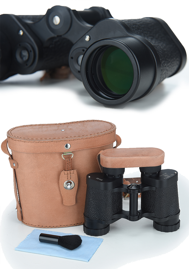 际华营地 298兵工62式望远镜 户外观鸟镜 双筒 高倍数高清 8*30倍 军