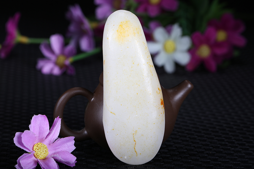 苏州玉雕名家王磊,和田玉羊脂白玉普度众生观音挂件, 玉质细腻,油润