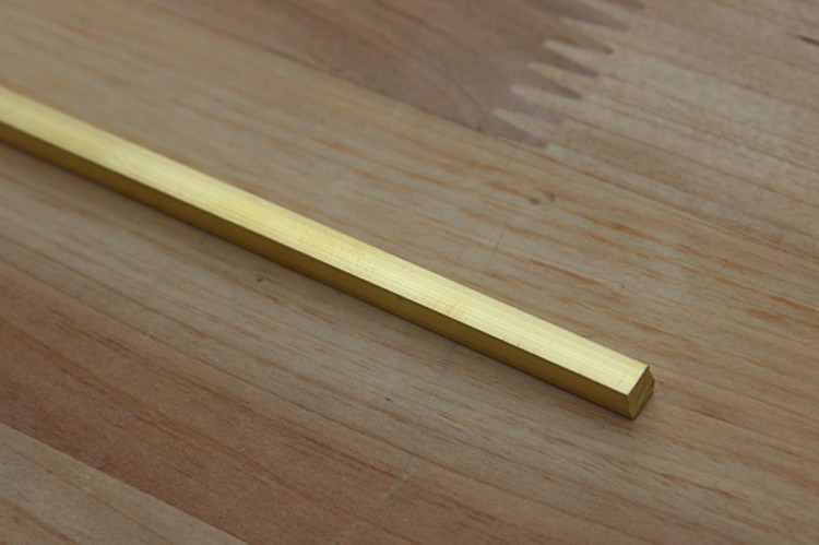 铜条压条装饰镶嵌黄铜地板收边条实心金属条卡槽条扣条包边条 3mm*5mm