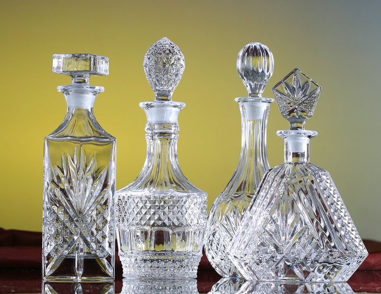 空酒瓶无铅水晶酒瓶玻璃酒具红酒瓶密封存酒瓶洋酒瓶威士忌瓶加厚水晶