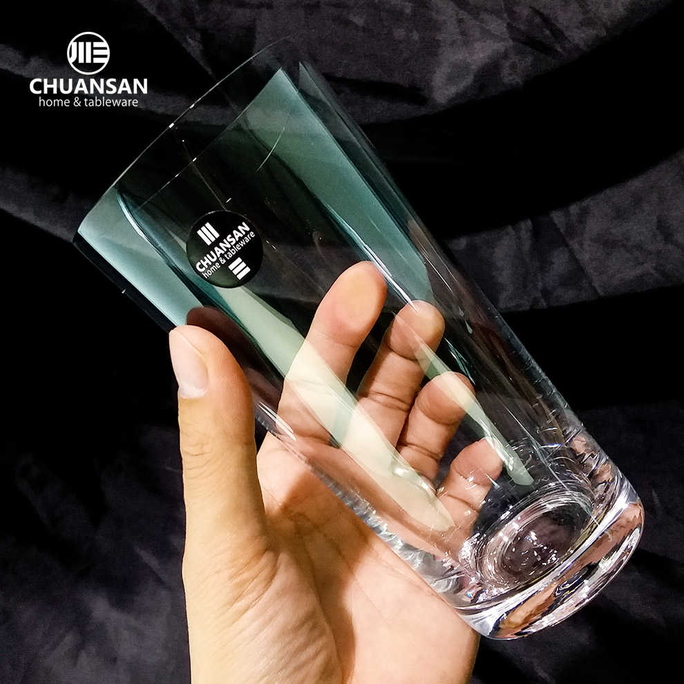 川三无铅水晶玻璃水杯 威士忌酒杯 超薄简约 400ml 杯1只(散装)