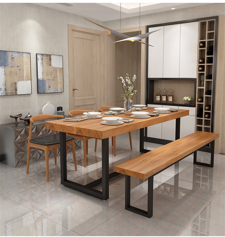 食堂餐厅北欧实木长条凳子休闲木板换鞋凳餐桌长凳家用长椅子床尾凳