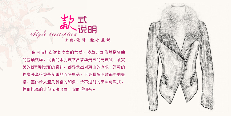 灏嫚韩版冬装pu皮套装豹纹外套貉子毛领鹿皮绒高档短款棉外套修身显瘦棉衣夹克女 3066套装 L