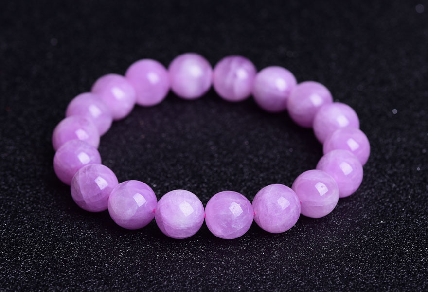 紫锂辉手链11mm 39.93g 思悦水晶