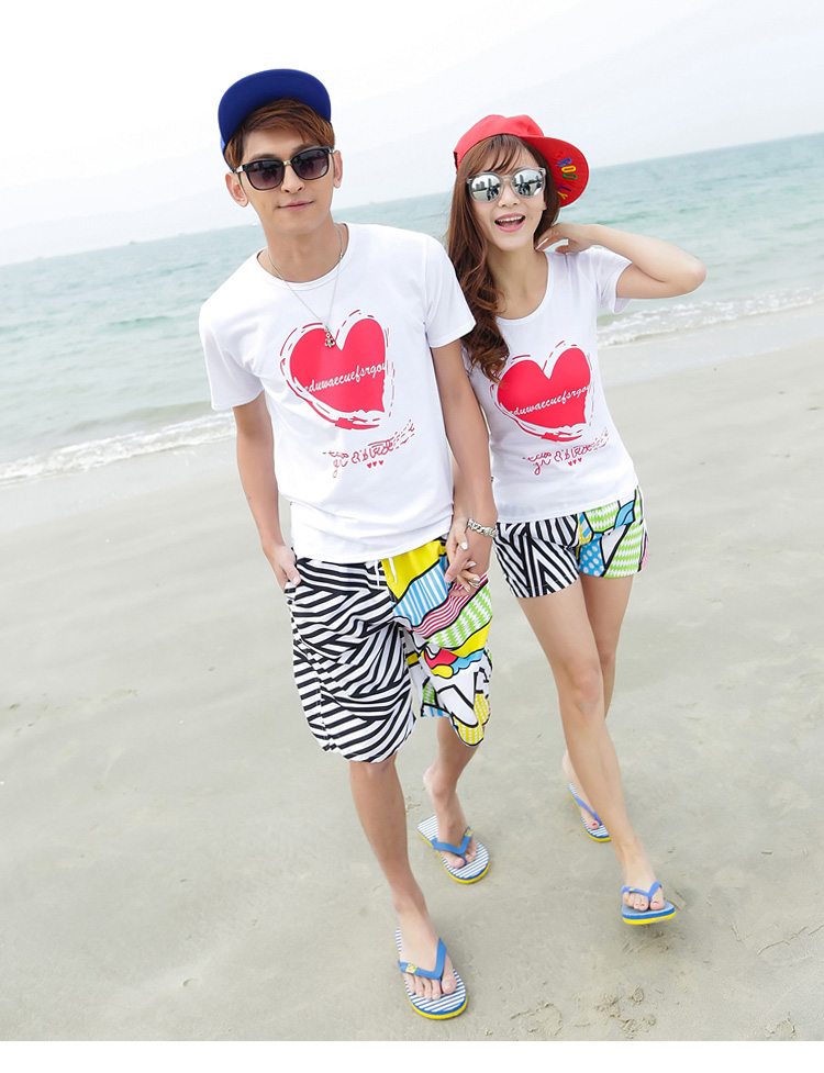 迪罗尼卡沙滩情侣装夏装度假旅游情侣套装海边情侣衫沙