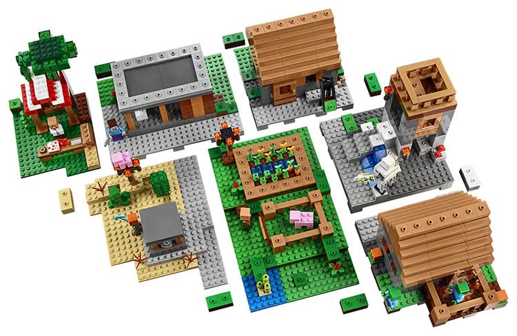 lego乐高我的世界minecraft现代树屋21174