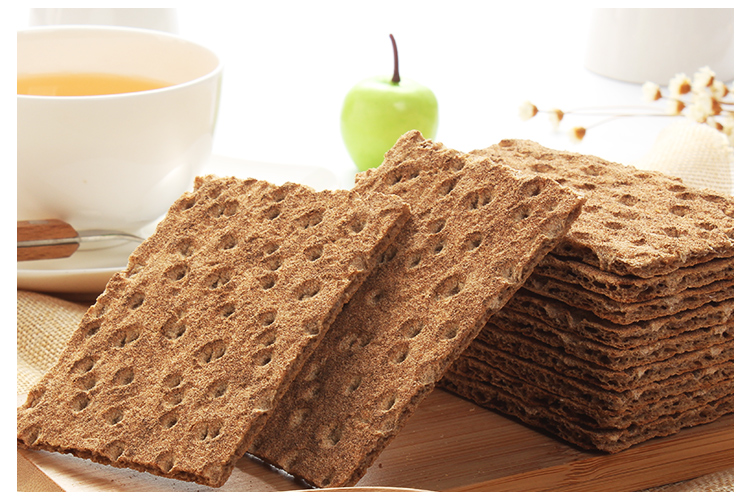 德国进口 可恩麦全谷物黑麦薄脆饼干 原装250g 进口粗粮饼干