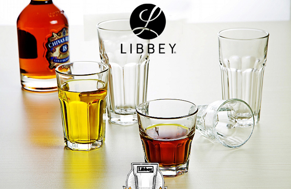 libbey 利比 直布罗陀玻璃杯 果汁杯 啤酒杯 八角水杯 威士忌杯 饮料