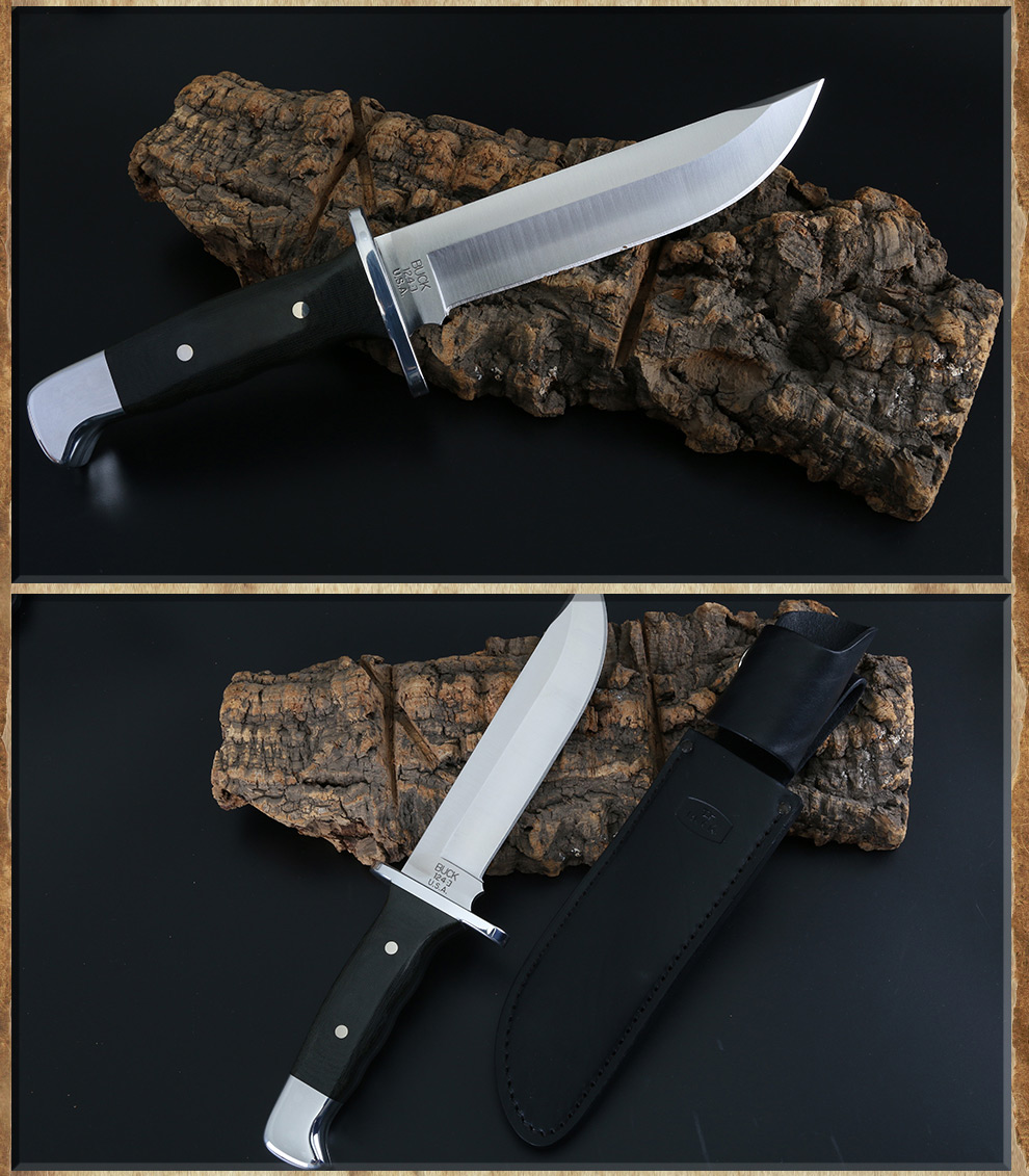 巴克刀 户外刀 拓荒者系列 求生刀 户外野营求生探险直刀 0124bksle-b