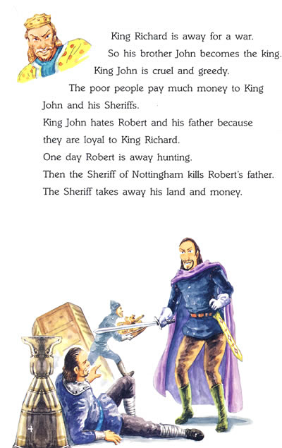 排排戏 故事译文 习题答案 图解重点词汇 作者介绍 《侠盗罗宾汉》