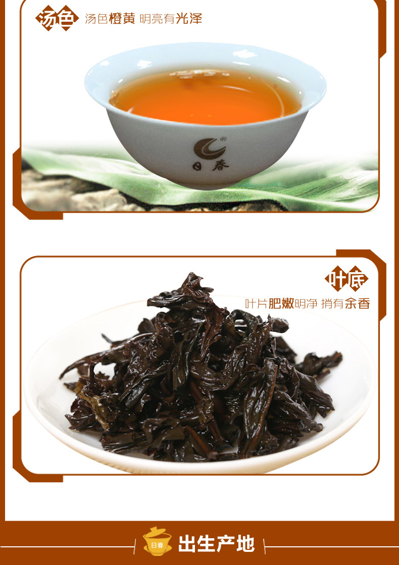 日春茶叶武夷山大红袍610单罐625g红方岩茶礼盒