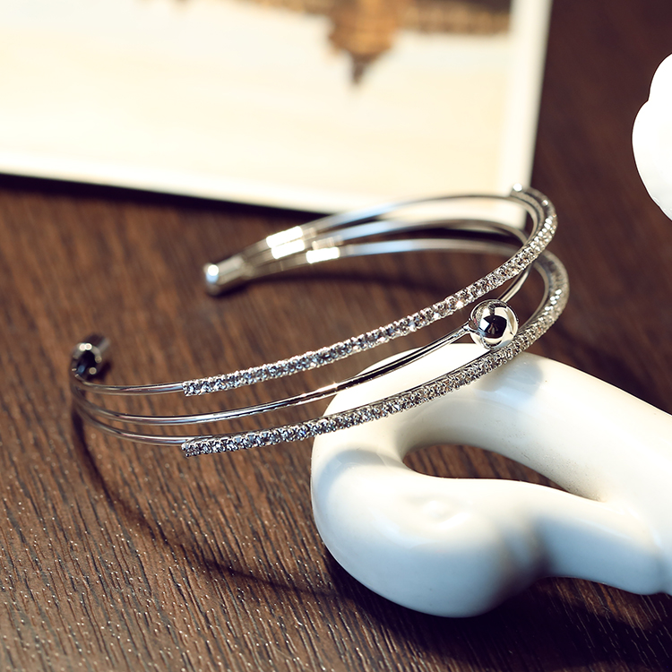 铭韵 开口多层手镯手环女饰品