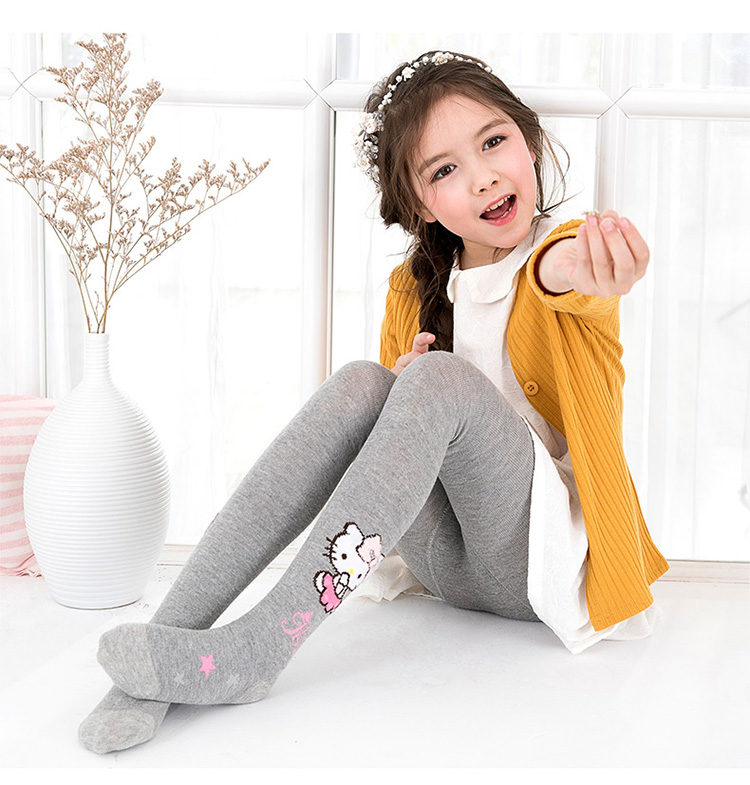【hello kitty袜子】凯蒂猫儿童连裤袜春秋宝宝打底裤袜小孩连体裤