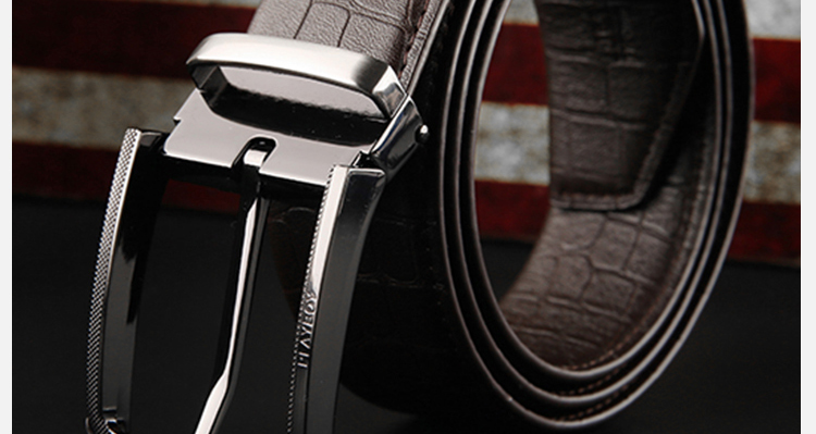 腰带男款针扣 百搭头层牛皮裤带韩版潮流时尚商务皮带playboy 款式一