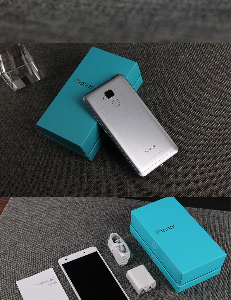 【华为5c手机黑色移动联通双4g版】荣耀 畅玩5c 4g手机 双卡双待/16g