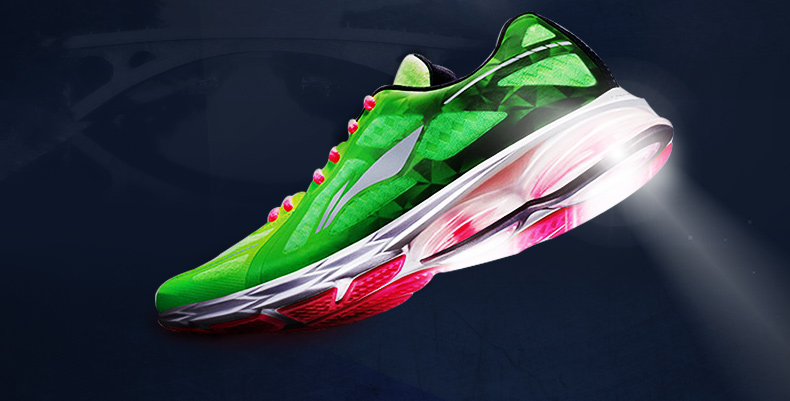 李宁跑步鞋男鞋夏季环弓二代跑鞋耐磨减震运动鞋男透气旅游鞋 黑色 40