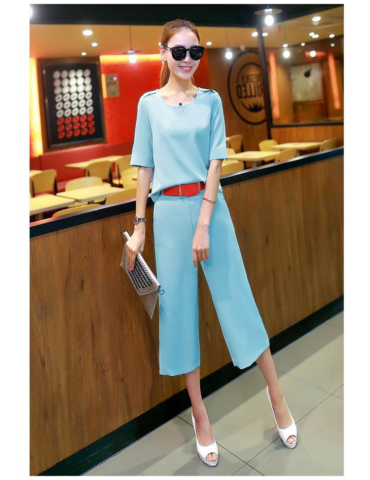 女装 休闲裤 熙媛(shenva) 熙媛2016夏季新款时尚套装女夏气质潮宽松