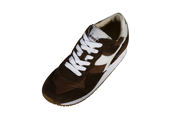 diadora 迪亚多纳 女士拼色反绒皮运动鞋 白色 38.