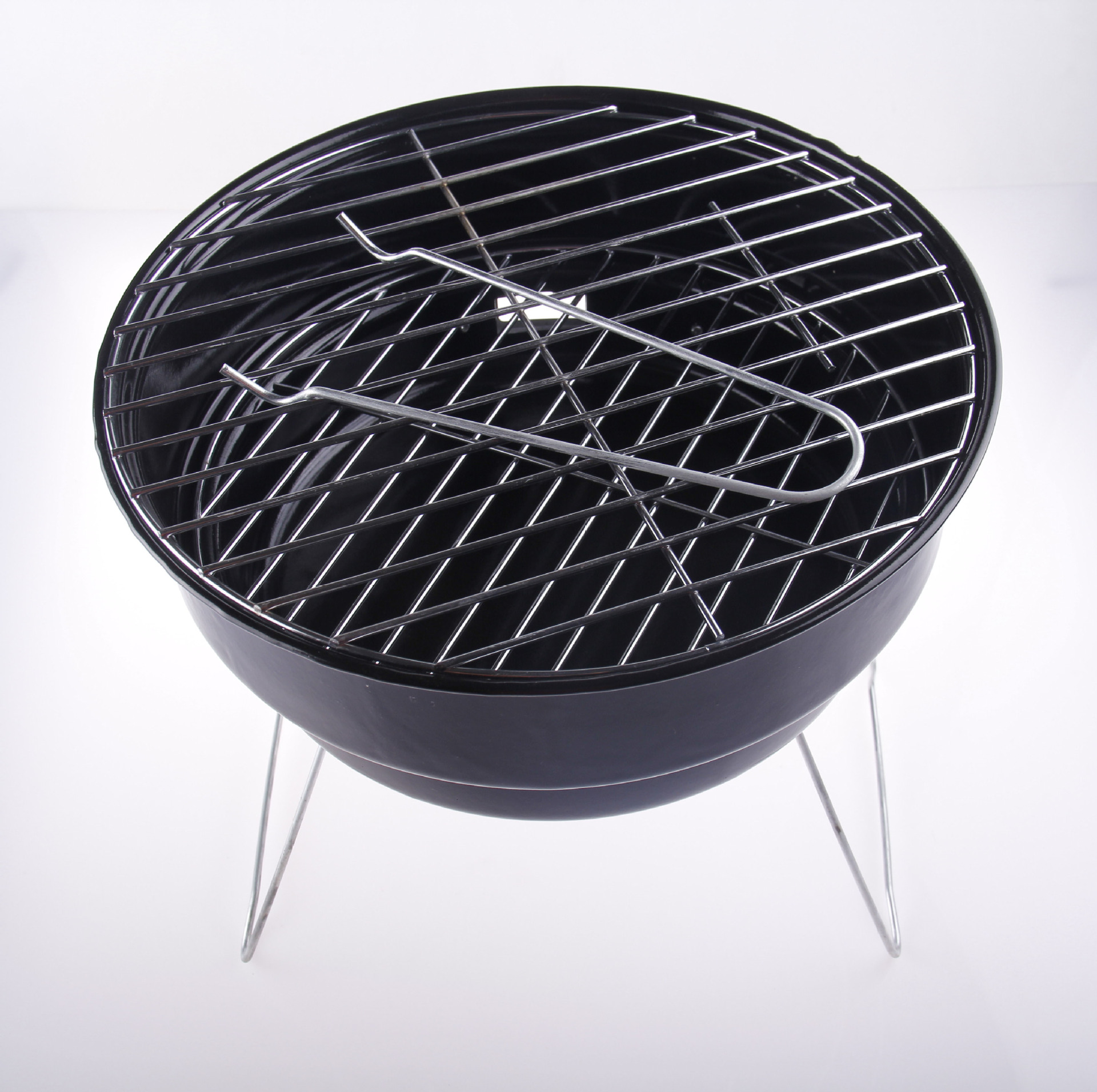 运动户外装备木炭烧烤炉 便携式圆形室内烧烤炉 小冰炉