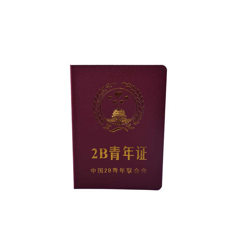 趣味恶搞证件创意个性搞笑证书礼物2b青年证