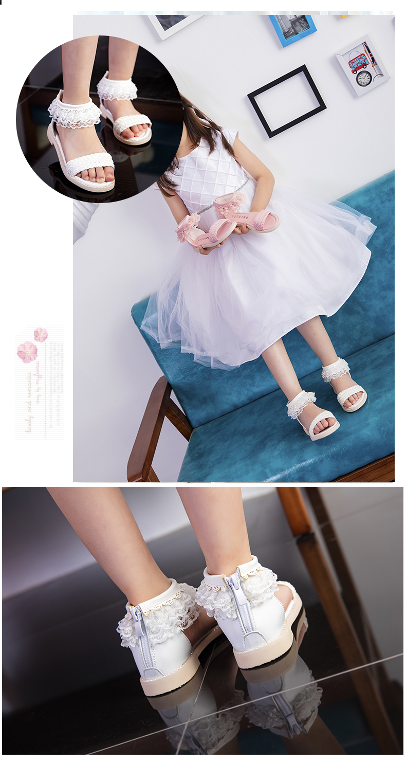 儿童鞋凉鞋2016年新款女童凉鞋真皮女童鞋公主鞋沙滩鞋女大童夏季韩版