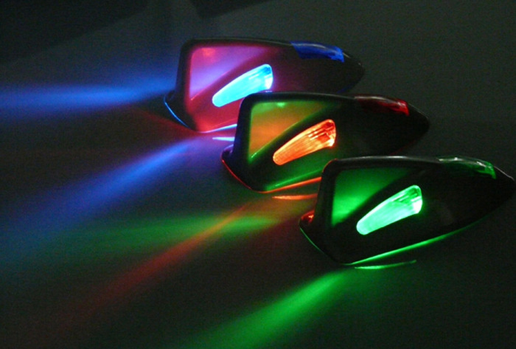 led红蓝爆闪警示灯吸顶灯开道灯远光反击灯改装 红蓝爆闪灯大功率led