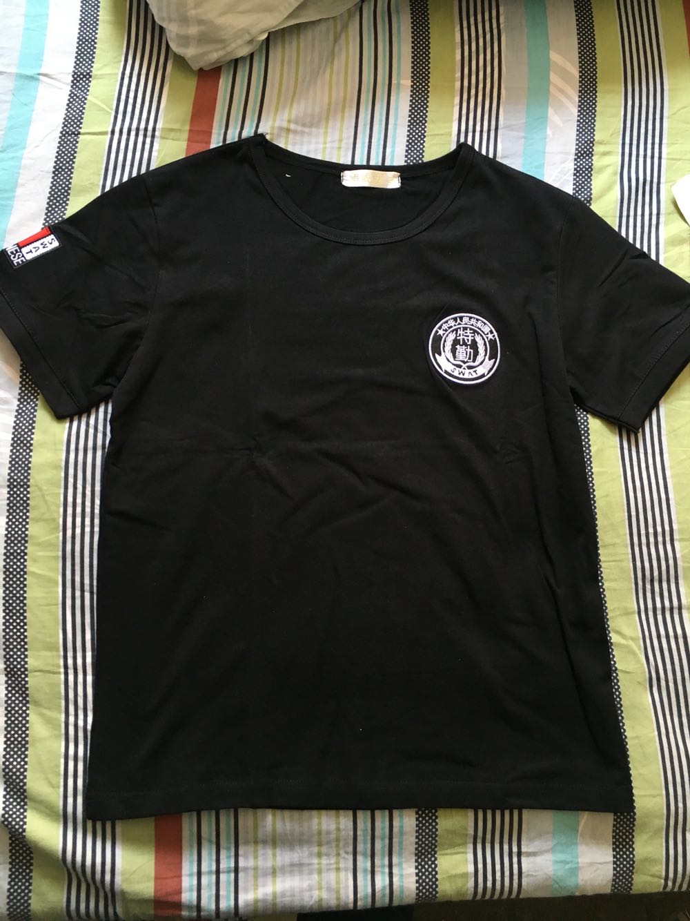 汉朴思 黑色特勤短袖t恤 特训短袖汗衫 黑色 3xl