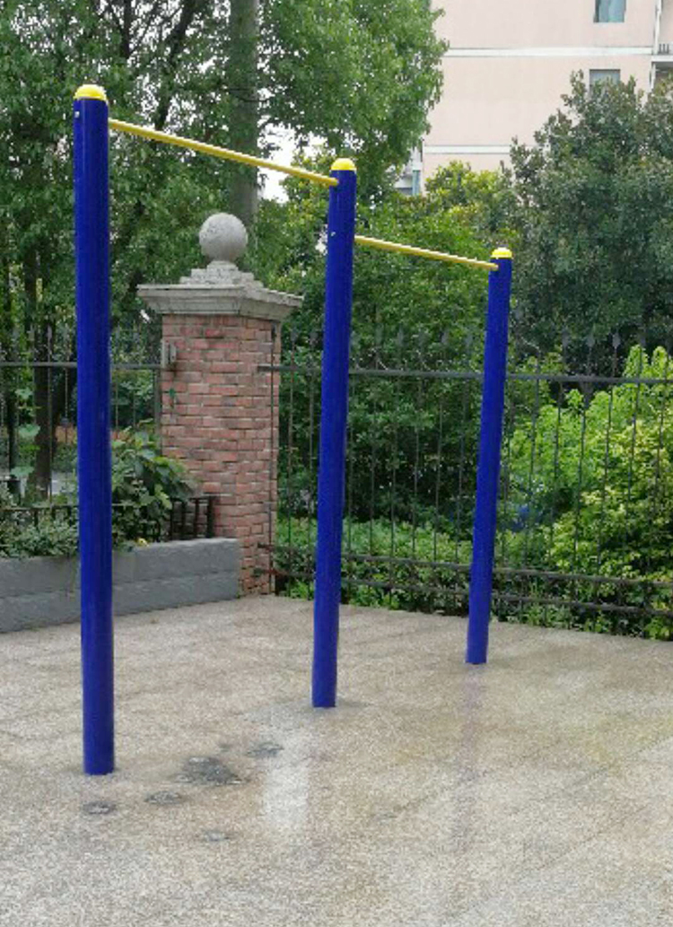 室外单杠双杠户外引体向上健身器材运动路径小区公园高低杠 国标款 双